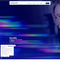 Capture du site Doxallia 