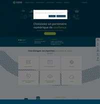 Capture du site Groupe Sigma